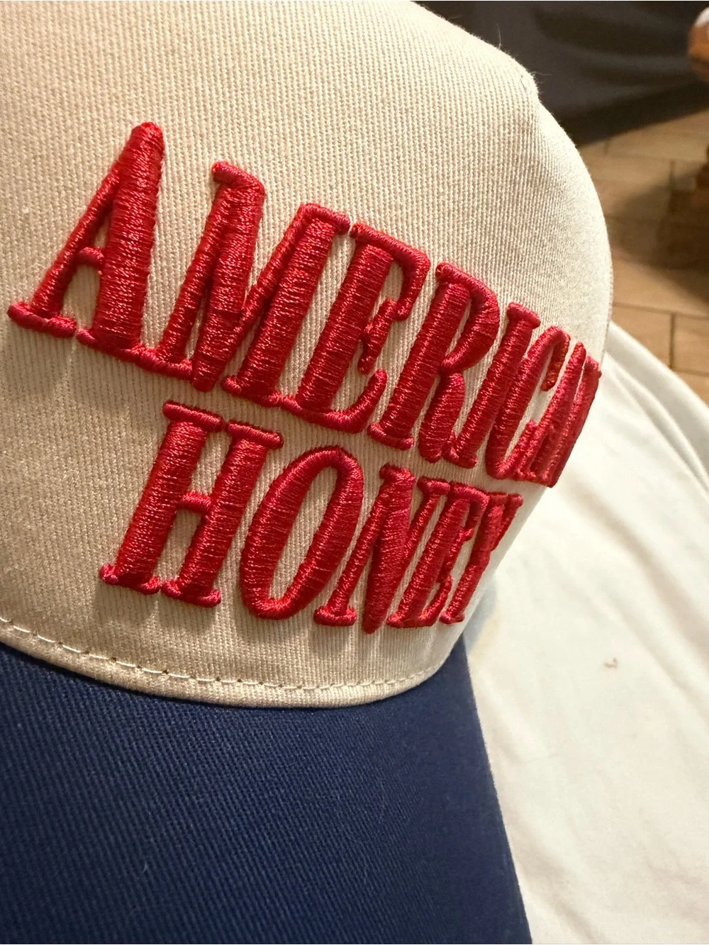 Two-Tone SnapBack  Cap - American Honey nwt